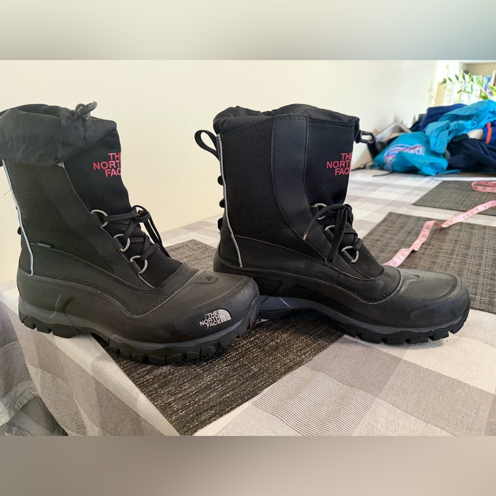 North Face Black Insulated Winter Snow Boots Men’s 13 - Picture 9 of 9